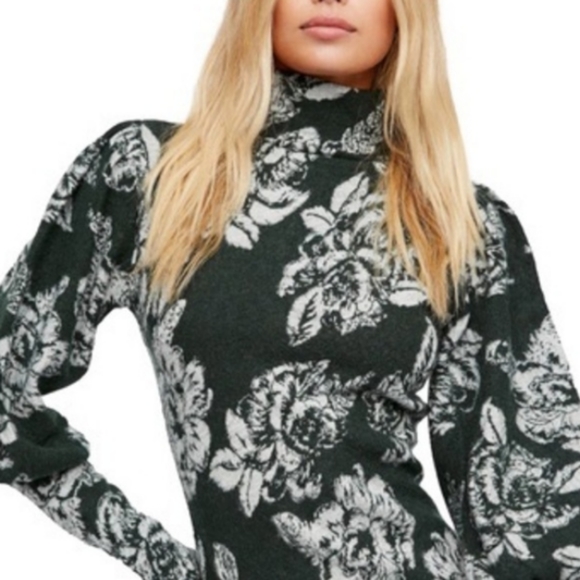 Free People Farrah Mock Neck Sweater Dress - Picture 15 of 16